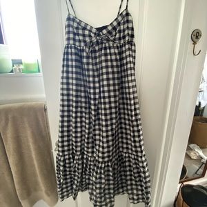 J.Crew Midi Gingham Dress